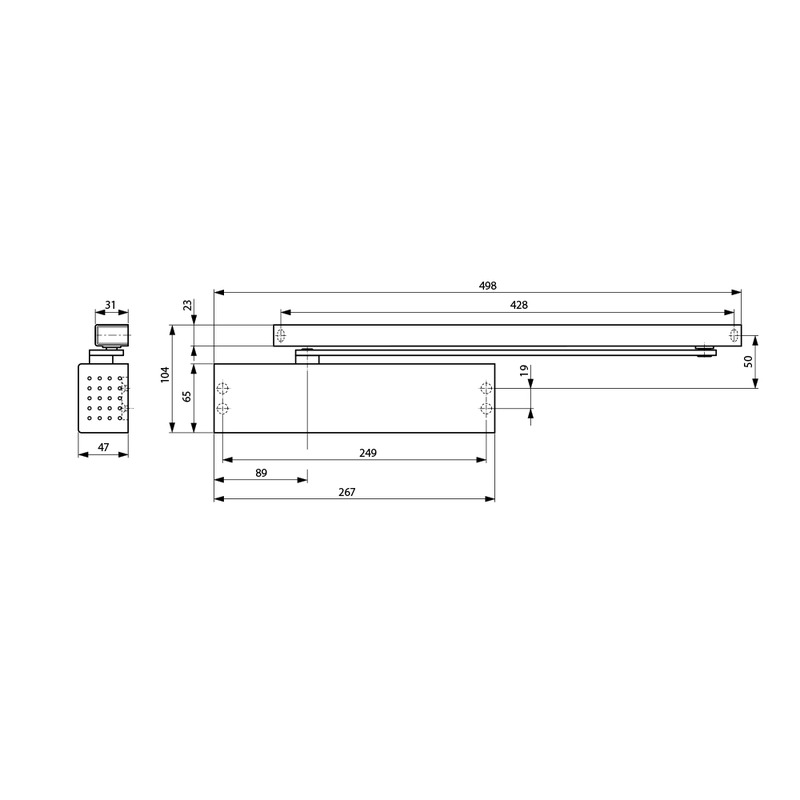 Автомат Dorma TS 92 с шина