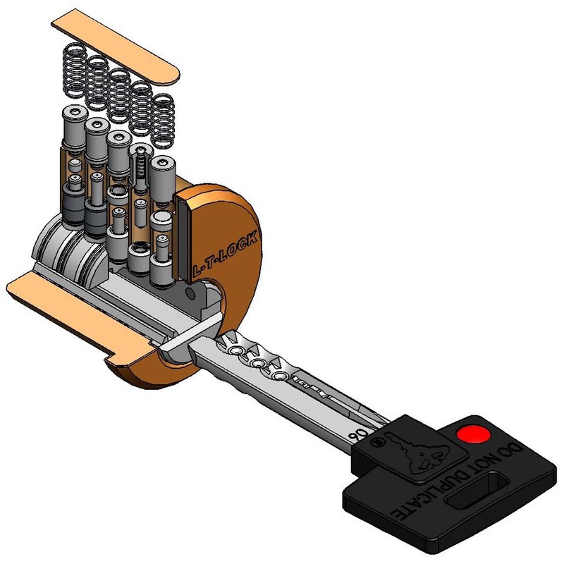 Ключалка Mul-T-Lock Classic Pro Break Secure 30/30 никел