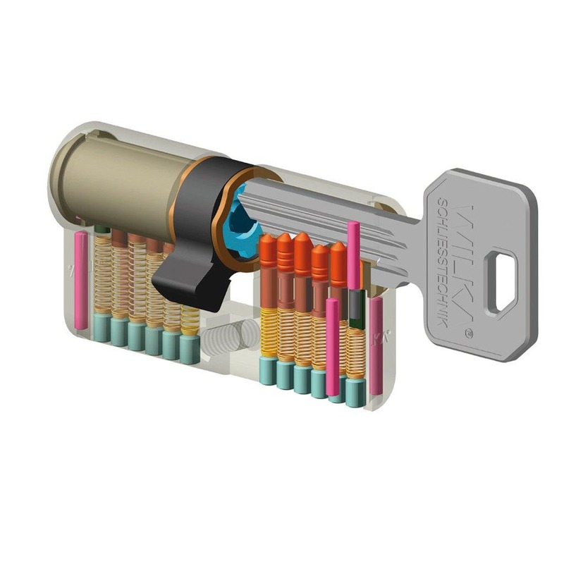 Ключалка Wilka 1400 C W235 30/30 DIN никел