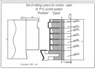 Комплект фрезер за делител система Zelus
